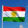 Kurdiska flaggan Kurdiska Kurdistan hängande och banor Tryckt hemflagga för dekoration L220621