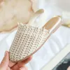 Summer Fashion Childrens Rattan Woven Girls Flat Casual in the Kids Home Footwear Baby Girl Sandals Unisex Shoes 220607