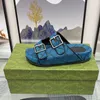 Italy Herenslippersandaal met bandjes designer slide Luxe sandalen Maat 38-46 Model HY130