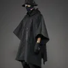 Trenchs pour hommes Voyage PT-1905 Poncho noir Techwear Cape résistante à l'eau Hip Hop Style Punk Coupe-vent StreetwearMen's Viol22