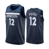 인쇄 된 타우레스 프린스 농구 유니폼 12 팀 컬러 네이비 블루 화이트 블랙 그린 보라색 셔츠 스포츠 팬을위한 통기성 팬을위한 순수한 면화 사용자 정의 남자 아이들