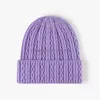 Beanie/Skull Caps Autumn Winter ADT Sticke Hat For Man Woman Solid Color Skl Beanies Warm Hats Drop Delivery Fashion Accessories Sc Dhoye