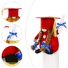 Graduierung Bachelor Cap Party Dekoration Gesichtslose Rudolph Puppe Festival Home Decor Tisch Event Festliche Lieferungen Garten