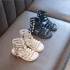 Yaz Moda Roman Çocuk Highop Çocuklar Kız Gladyator Toddler Sandals Yüksek Kaliteli Bebek Potları 220701