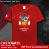 Peru Peru Perulu Pamuk Tişört Özel Jersey hayranları DIY isim numarası tshirt yüksek cadde moda hip hop gevşek rahat tişört 220609