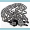 Collane a ciondolo ciondoli gioielli di gioielli europei e americani orso marchio marchio uomo donna hiphop personalità coppia 6501935