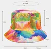 48 Styles Tie-Dye Bucket Hat For Women Fashion Classic Designer Hat New Autumn Spring Graffiti Fisherman Hats Sun Caps