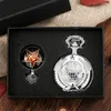 Montres de poche Russie Communisme Faucille Marteau Style Soviétique Montre À Quartz Collier Bronze Steampunk Pendentif Horloge Cccp Reloj De Bolsillo