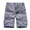 Shorts pour hommes été hommes décontracté Cargo mâle travail en vrac homme militaire pantalon court pantalon grande taille 29-40 W220331