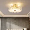Lumière de luxe postmoderne plafonnier simple atmosphère créative chambre principale salon rond maison lampes de style nordique chaud WL
