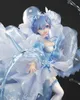 Life Re a Different World from Zero Figure Rem Re Zero Crystal dress PVC Action Figure Collection Model Toys Doll Gift Q06213096182