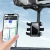 Porte-téléphone du rétroviseur pour le support de voiture et GPS Télescope réglable rotatif universel 2206209689349