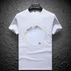 Ny Medusa Drill T-shirt Mäns kortärmad trend stor t-shirt halv basskjorta Designer T-skjortor för män hiphopkläder