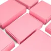 5pcs10pcspink подарочная коробка для гофрированной одежды общая транспортная упаковка небольшая картонная поддержка индивидуальная размер и печатная 220706