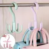 360 Degrees Rotate Four Claws Hooks Dry Wet Dual Use Towel Hanger Home Clothes Shoes Sundries Multi-Function Organizers