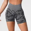 CAMO Shorts Women Seamless Soft Workout Leggins Joga High Waisted Fitness Thicker Outfits Tight Gym Wear Nylon Spandex WHOLESALE 220629