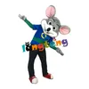 Costume da bambola mascotte 1029 New Adult Foam Chuck E. Cheese Mouse Costume da mascotte per feste di Natale Costume da mascotte per ragazza di Halloween