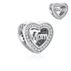 925 STERLING SILPS PRESSE CORME COMP TOOD FRIST MATRE MATERIE FAMILLE PADE PERGES PERGE FIT PANDORA CHARMS BRACK