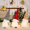 Christmas Gnome Plush Glowing Toys Home Xmas Decoration New Year Bling Toy Christma Gifts Kids Santa Claus Snowman Ornament P0907