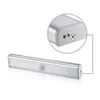 Küche LED unter Pir Garderobe Schrank Leuchte Sensor Lampe 6/10 LEDs Schrank Beleuchtungsröhre 98/190 mm Kleiderschrank für Nacht Ignjn