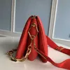 حقيبة كتف مصمم من Coussin MM من الجلد الطبيعي للنساء 5A سلسلة عالية الجودة Crossbody M57783