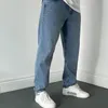 Flodderige jeans voor mannen merken rechte brede broek met zijzakken heren kleding zwarte joggingbroeken mannelijke hiphop man 220720