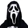 Parti Maskeleri Çığlık Lateks Maske Korku Film Korkunç Erkek Yüz Kötü Cadılar Bayramı Cosplay Kostüm Sahne