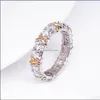 Bandringen sieraden elegante mode 925 sterling sier dames mooie bruiloft accessoires mooie pak vrouw verkopen druppel levering 2021 bxjgi