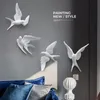 Nordic Creative White Resin Bird Figurines Woondecoratie Kunst Ambachten Voor Woonkamer Planken Bruiloft Ornamenten 220329