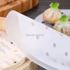 5 inç 12.7 cm Yuvarlak vapur kağıt gömlekleri restoran için uygun mutfak pişirme buğulama sepeti sebze dim sum pirinç