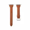 Slim Leather Strap For Apple Watch Band 41mm 40mm 38mm 44mm 42mm 45mm Women Wristband Bracelet Belt Iwatch Series 7 6 5 4 3 Se Smart Accessories