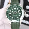 VSF Montre de luxe montres pour hommes 42mm 8800 mouvement mécanique automatique lunette en céramique verte boîtier en acier montre de luxe montres de créateurs montres-bracelets