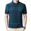 Browon Business Polo Shirt Men Summer Lose Luźne oddychanie z krótkim rękawem Mężczyźni Polo Shirt Men Tops 220613