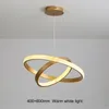 Pendant Lamps 2022Modern Round Circle Chandelier Lighting Gold Chandeliers Circular Geometry Creative Lamp Led Lights Indoor FixturesPendant