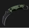 Strider Karambits mes D2 stalen mes G10 handvat buiten camping klauwmessen met k schede