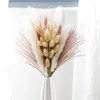 装飾的な花の花輪45cm保存された本物のブーケパンパス乾燥した尾草の結婚式のためのマリエージ装飾フルールセキュード
