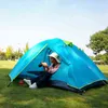 Desert&Fox 3-4 Person Family Tent, Lightweight Portable Alumimun Pole Waterproof Anti-Storm Double Layer 4 Season Camping Tent H220419