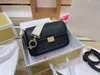 Bolsa de designer 2023 bolsa mensageiro feminina casual bolsa de câmera quadrada de couro macio de alta qualidade com c sólido