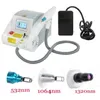 Laser Machine Portable Nd Yag Tattoo Remover Machines with Carbon Peel Skin Whitening Q Switched Eyebrow Pigment Removal Device