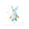 Décor de Pâques sans visage Gnome lapin poupée elfe nain en peluche lapin suspendus ornements fête printemps décorations pour la maison enfants cadeaux 220815