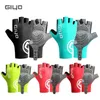 Giyo Short Cycling Gloves Fingerless Gloves Antislip Bicycle Lycra Fabric Half Finger Mitten for Mtb Road Bike Sports Racing 220722