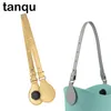 tanqu 1 piece Bidirectional Adjustable Flat Edge Paint Leather Belt Handle for Obag O Basket Bucket Women Handbag O Bag 210302