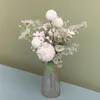 Couronnes de fleurs décoratives Zerolife Blanc Artificielle Gypsophile DIY Bouquet Unique Mariée Pour WED DECOR Maison Table Jardin PARTI PlantDecora
