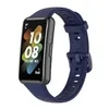 Siliconen horloge riemen riem sport slimme armband vervanging correa polsbandje voor huawei band 7 riem