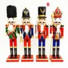 30 cm Nutcracker Puppet Soldiers Novely Artiklar Hemdekorationer för julkreativa ornament och Feative och Parry Xmas Gift321447407