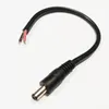 Cavi DC 14AWG 1.5-Square-MM DC 5.5x2.1mm Spina maschio Cavo di alimentazione per CCTV Circa 25CM / DHL gratuito / 200PCS