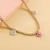 Creative Crystal Rhinestone Fringe Tassel Shoe Chain Jewelry Accessories Anklet Chains For Women Daisy Flower Shoes Decorations