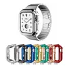 Лучшее качество, подходящее для Apple Watch Bands Series 1/2/3/4/5/6/SE, ремни из нержавеющей стали с TPU Colleplating Shell