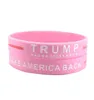 Donald Trump Favor Silicone Bracelet Make America Great Again Bracelets 2024 Election President Save Us Again Sport Wristband C0614G01