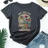 JCGO Summer Cotton Women T Shirt Fashion Dinosaur Letters Print Kort ärm Ladies Graphic Tee Tops Casual Oneck Female Tshirt 220613